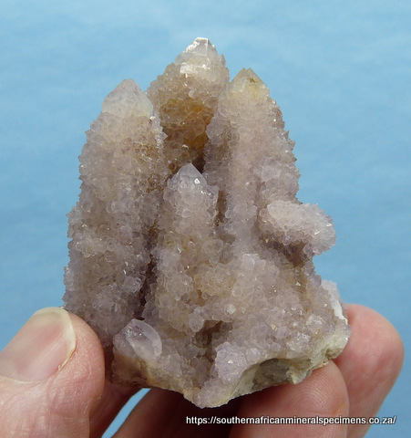 10 quartz crystals specimens from KwaNdebele