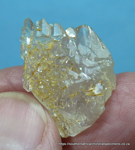 20 quartz crystals from Vredendal, WC, SA