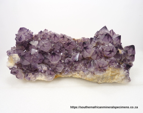 Large display specimen amethyst quartz crystals on matrix