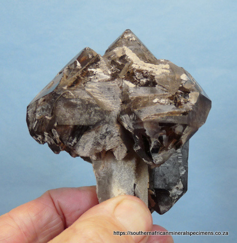 Sceptred window quartz specimen (repaired)