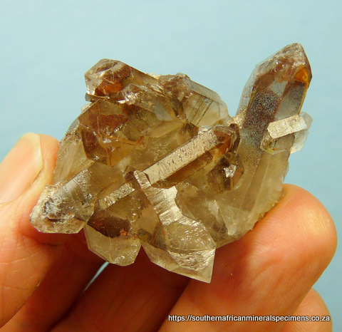 Phantom quartz crystals