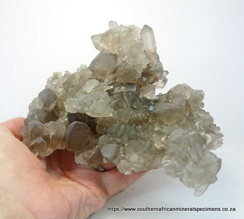 Large quartz specimen with inclusions