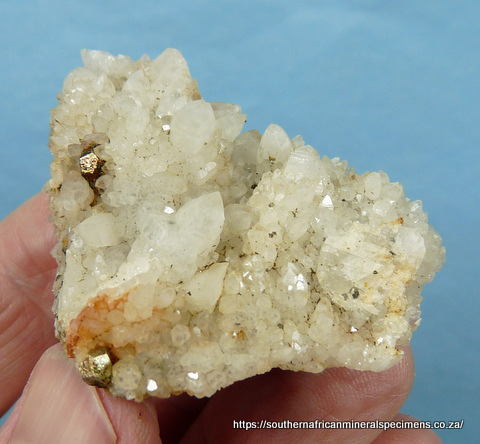 Quartz and pyrite on matrix