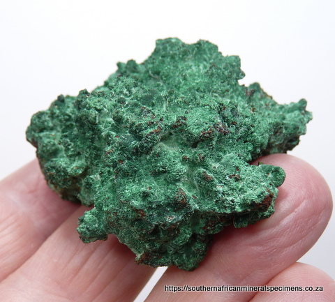 Malachite on matrix, 2-sided specimen