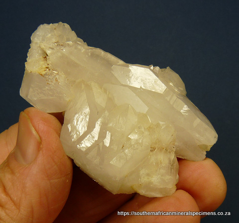 Quartz crystal group with beautiful faces