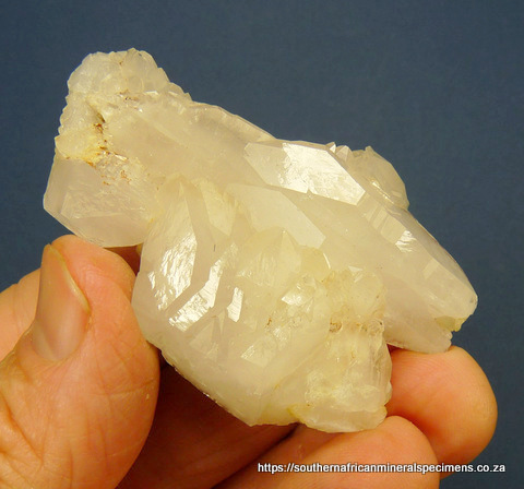 Quartz crystal group with beautiful faces