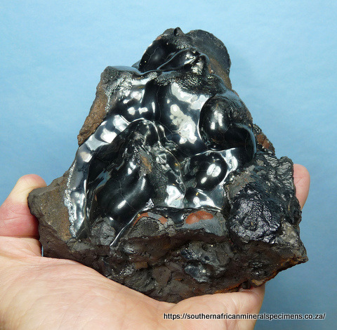 Shiny hematite on iron ore